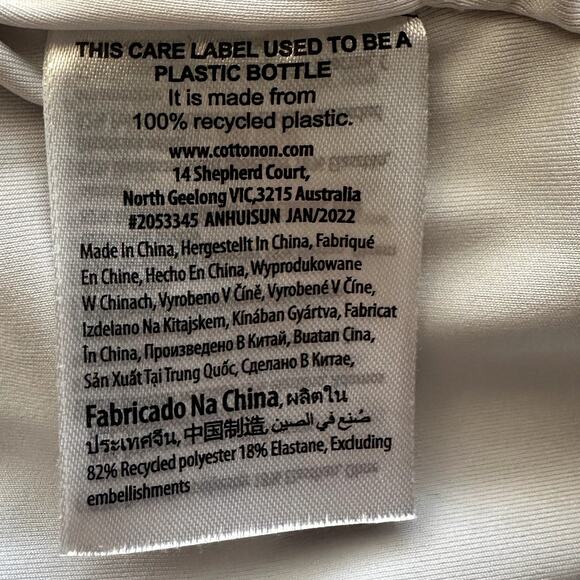 COTTON ON Women's Bodycon Gathered Halter Mini Dress Large - Picture 10 of 11